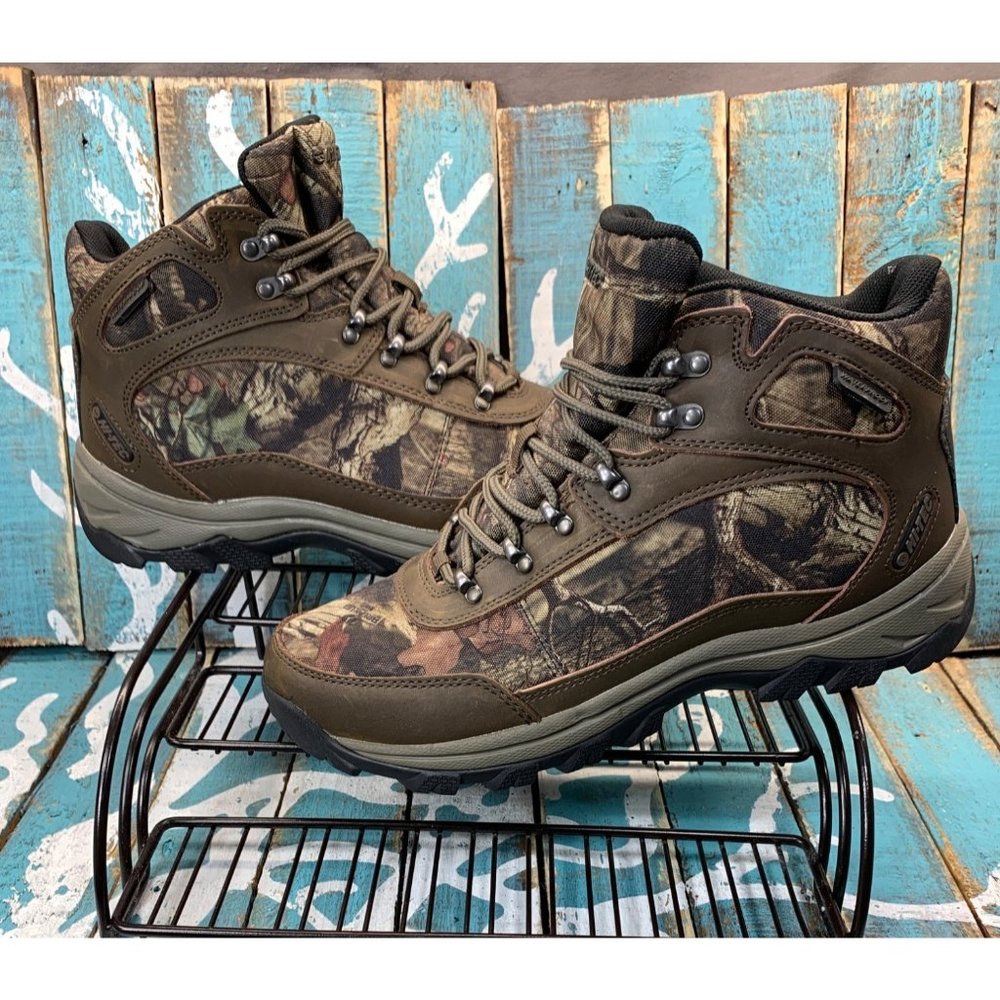 HI-TEC MENS STRIKER WP WATERPROOF CAMO ANKLE BOOTS SIZE 9 Worn Once